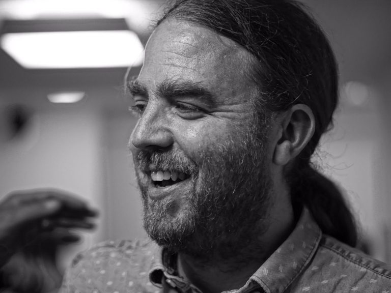 Close-up photo of Gabriel McCaslin smiling.